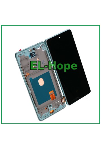 OLED LCD TOUCH DISPLAY + RAHMEN FÜR SAMSUNG GALAXY S20 FE SM G780F G781 GRÜN